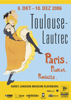 Toulouse-Lautrec Paris. Plakat. Publicité.