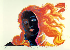Andy Warhol, Sandro Botticelli, Birth of Venus, 1984