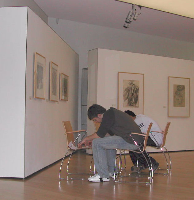 Zeichnen im Museum
